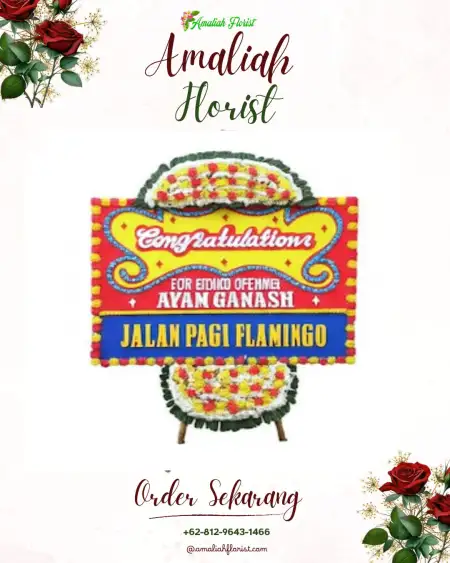 Sewa Papan Bunga Tanjung Saba Pitamen Nan Xx